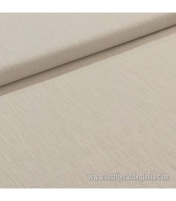 Tela de lino lavado en tono arena natural 230 gr./m2 Whased Linen