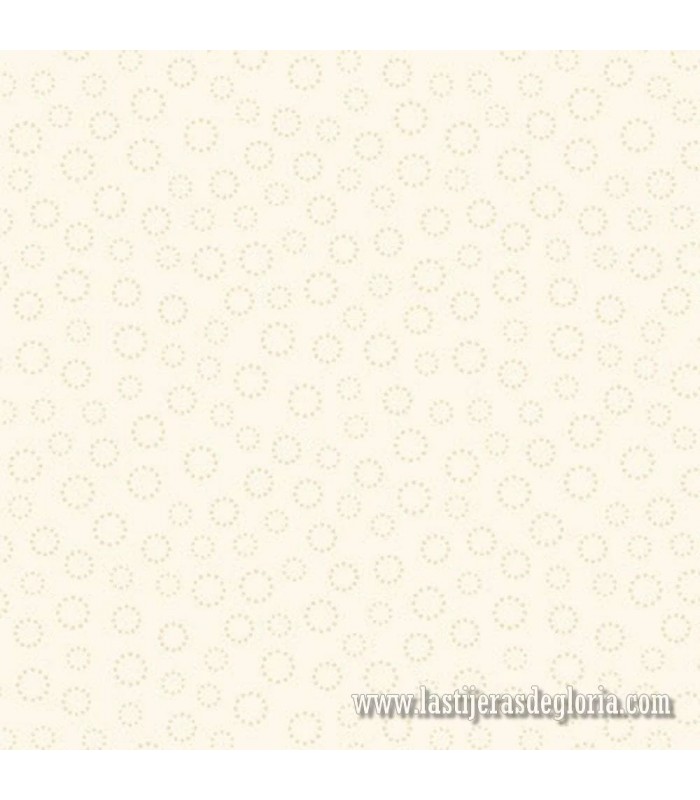 Tela circulos de puntos beige claro Apple Cider de PB Textiles