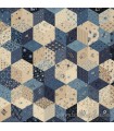 Tela bloques hexagonales patchwork azul Pam's Stars Special Edition de Marcus Fabrics