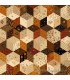 Tela hexágonos patchwork cheddar Pam's Stars Special Edition de Marcus Fabrics