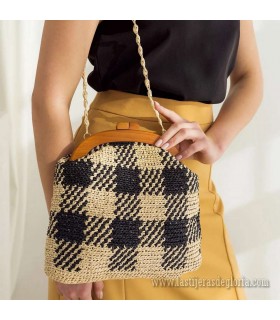 Libro Eco Vita Raffia Bolsos y Sombreros Crochet Pattern Book 2 de DMC