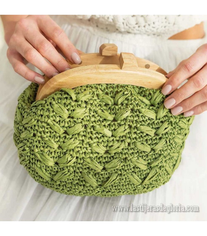 Libro Eco Vita Raffia Bolsos y Sombreros Crochet Pattern Book 2 de DMC