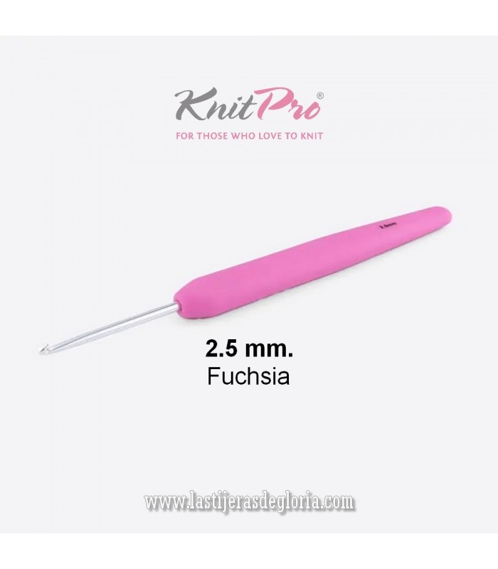 Aguja ganchillo o crochet ergonómica 2.5 mm. Waves 2.0 de KnitPro