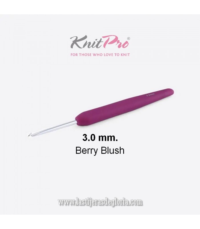 Aguja ganchillo o crochet ergonómica 3.0 mm. Waves 2.0 de KnitPro