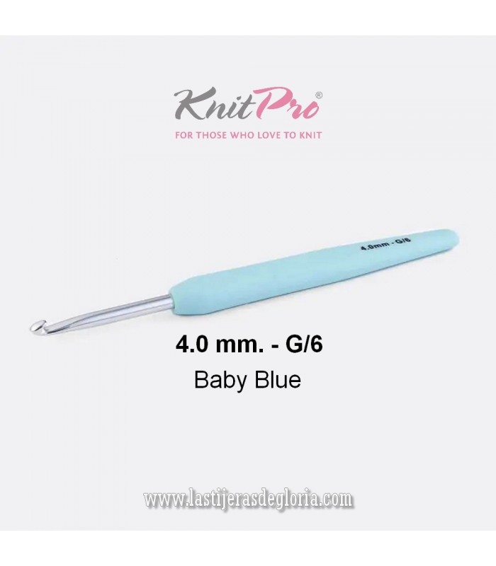 Aguja ganchillo o crochet ergonómica 4.0 mm. Waves 2.0 de KnitPro