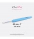 Aguja ganchillo o crochet ergonómica 4.5 mm. Waves 2.0 de KnitPro