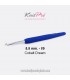 Aguja ganchillo o crochet ergonómica 5.5 mm. Waves 2.0 de KnitPro