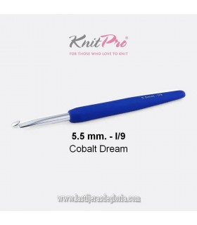 Aguja ganchillo o crochet ergonómica 5.5 mm. Waves 2.0 de KnitPro