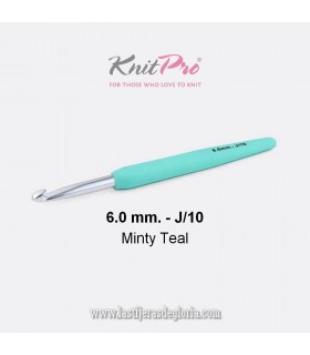 Aguja ganchillo o crochet ergonómica 6.0 mm. Waves 2.0 de KnitPro