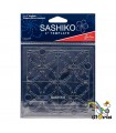 Plantilla de Sashiko Siete Tesoros Shippou de 4" Sew Easy