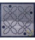 Plantilla de Sashiko Siete Tesoros Shippou de 4" Sew Easy