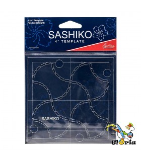 Plantilla de Sashiko Peso Fondou de 4" Sew Easy