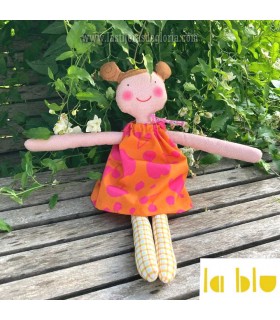 Panel de tela Lily la muñeca de La Blu