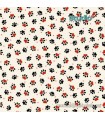 Tela huellas de gato sobre crema Knit 1 Purr 2 de Studio E Fabrics