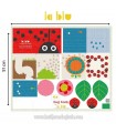 Panel de tela Cuento de la Mariquita The Book Bug de La Blu