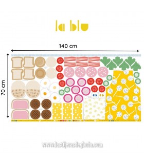 Panel de tela Sandwich Cook de La Blu