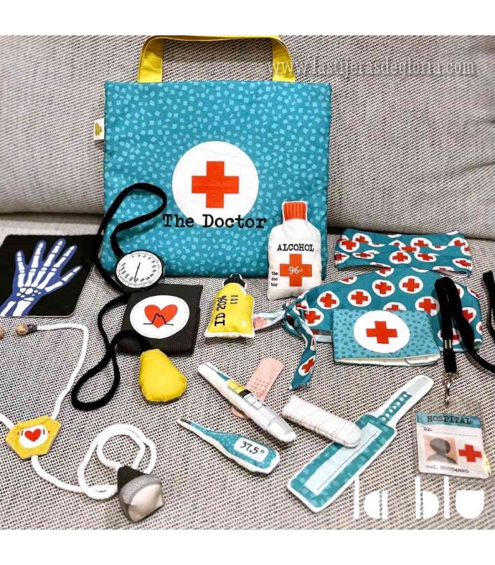 Panel de tela The Doctor accesorios médicos de La Blu
