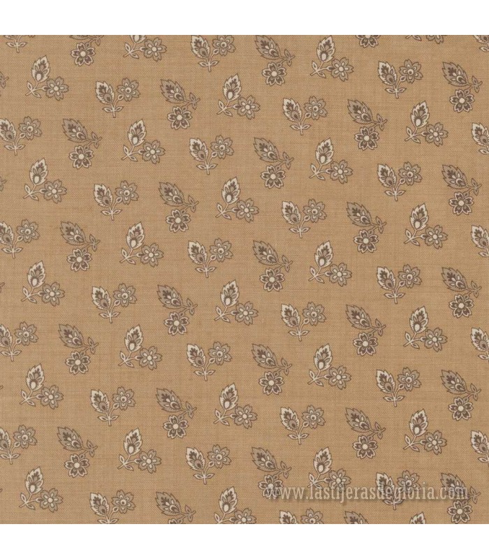 Tela floral Coucou Tea Joie de Vivre de French General para Moda Fabrics
