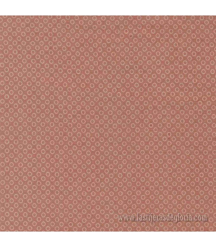 Tela flores arcilla Button D'or Clay Joie de Vivre de French General para Moda Fabrics