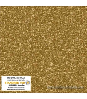 Tela texturas sobre caqui gold colección Brighton de Stof Fabrics