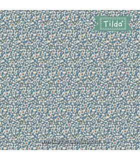 Telas florecillas azul Brie Basics Blue de Tilda