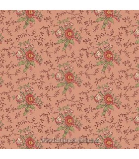 Tela zarza rosa Farmer's Daughter de Edyta Sitar para Andover Fabrics