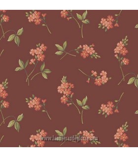 Tela Aciano rojo escarlata Farmer's Daughter de Edyta Sitar para Andover Fabrics