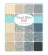 Precortado Charm Pack 42 telas 5 x 5" colección SACRÉ BLEU de Moda Fabrics