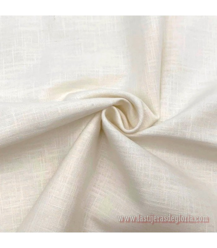 Tela de lino lavado en tono natural 230 gr./m2 Washed Linen
