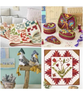 Libro Quilt Country 77 Un Printemps Pepsy de Les Éditions de Saxe