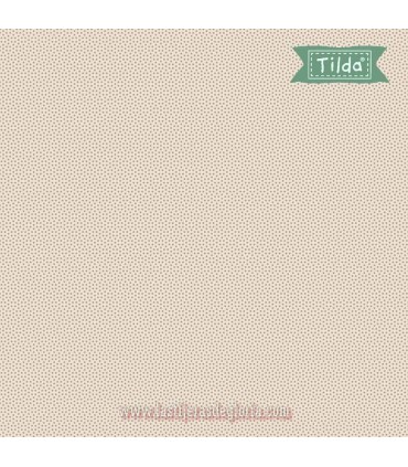 Tela topos masilla Poppy Seed Putty de Tilda
