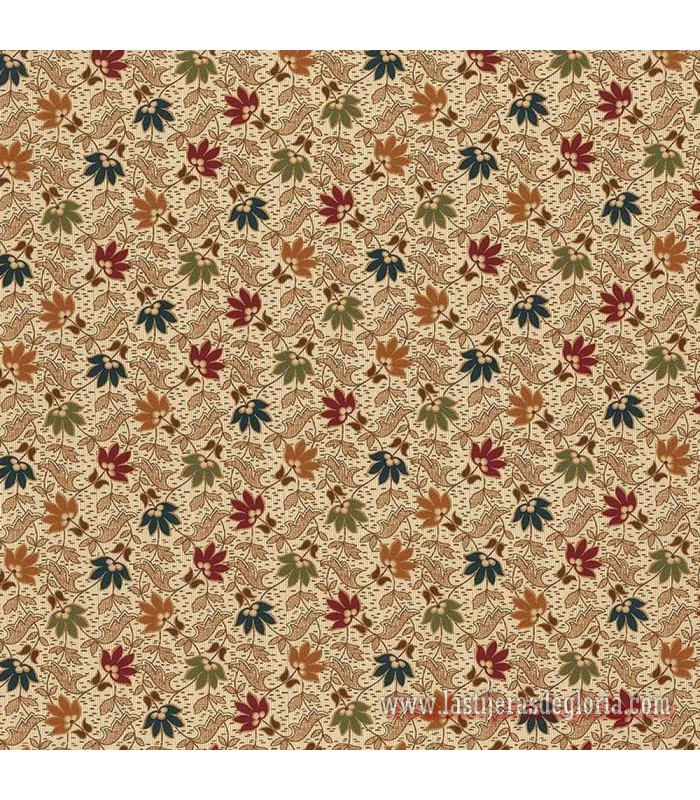 Tela graphic flowers multi Canton Quilting Circle de Marcus Fabrics