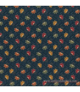 Tela graphic flowers navy Canton Quilting Circle de Marcus Fabrics