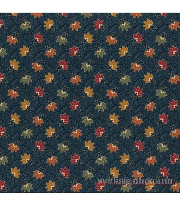 Tela graphic flowers navy Canton Quilting Circle de Marcus Fabrics