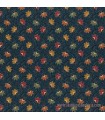 Tela graphic flowers navy Canton Quilting Circle de Marcus Fabrics