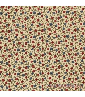 Tela flores daisy multi Canton Quilting Circle de Marcus Fabrics