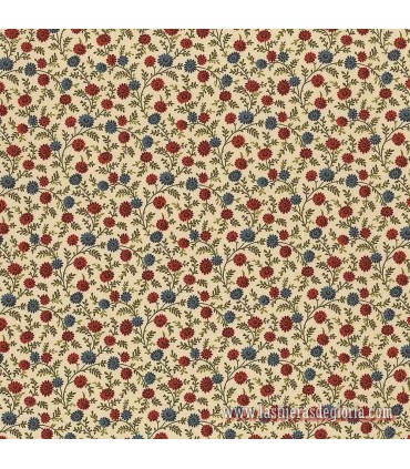 Tela flores daisy multi Canton Quilting Circle de Marcus Fabrics