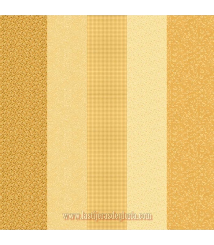 Tela franjas texturas amarillo Strip-It 5 Kathleen's Story de Marcus Fabrics
