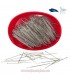 Alfileres de acero alta calidad de 34 x 0.6 mm. FOLCH caja roja