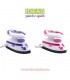 Planchas mini para patchwork con vapor IDEAS Patch en color lila o rosa