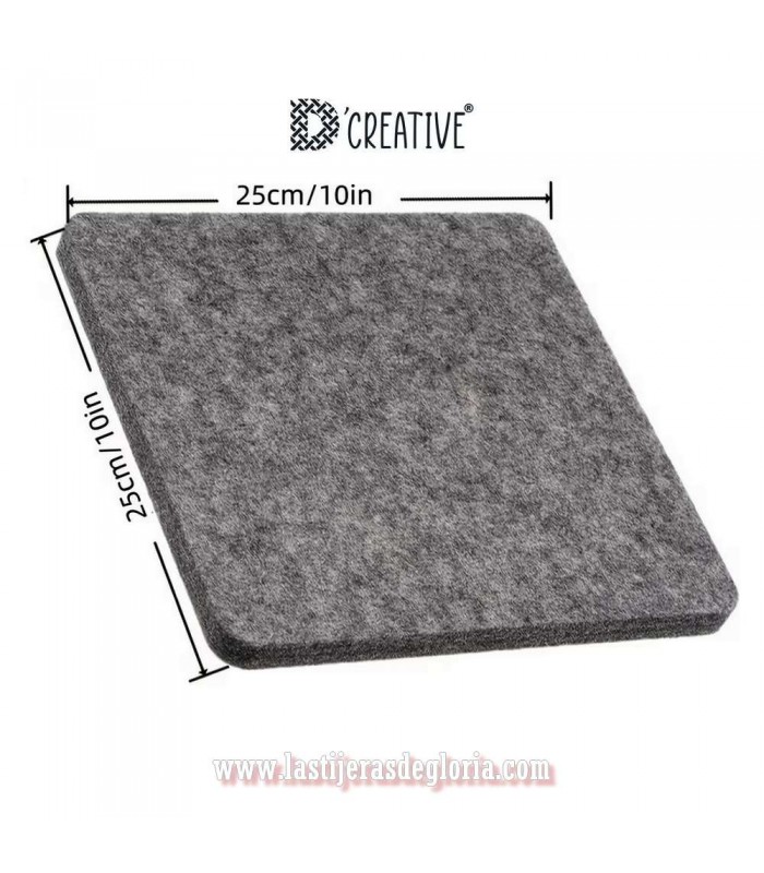 Base de planchado de 25 x 25 cm. D'CREATIVE
