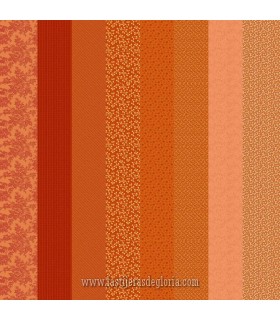 Tela franjas coral Strip-it Patrick Promise de Marcus Fabrics