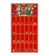 Panel Calendario Adviento rojo Christmas Ballet de Stof Fabrics