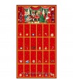 Panel Calendario Adviento rojo Christmas Ballet de Stof Fabrics