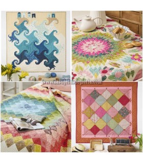 Libro Quilts Modernes de Kristel Salgarollo y Ellen Reminjse