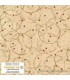 Tela Navidad estrellas y círculos metálicos crema Snow Crystals de Stof Fabrics