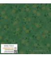 Tela Navidad piñas y acebo metálico verde Snow Crystals de Stof Fabrics