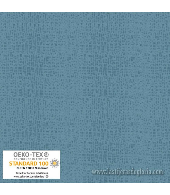Tela puntos sobre azul turquesa agua Petits Points de Stof Fabrics