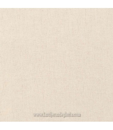 Tela loneta de algodón arena claro natural ancho 140 cm.