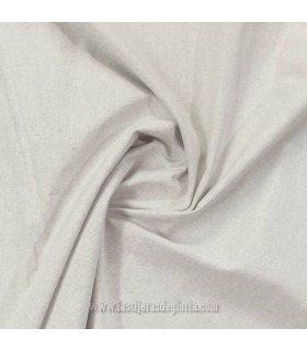 Loneta de algodón lisa gris claro ancho 140 cm.